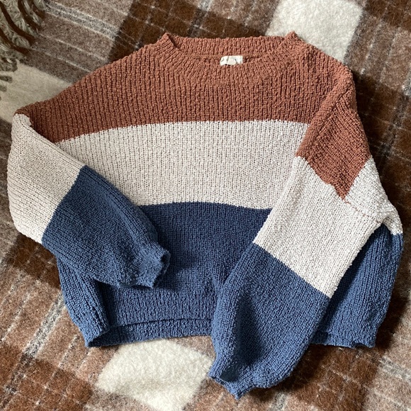 debut | Sweaters | Debut Color Block Sweater | Poshmark